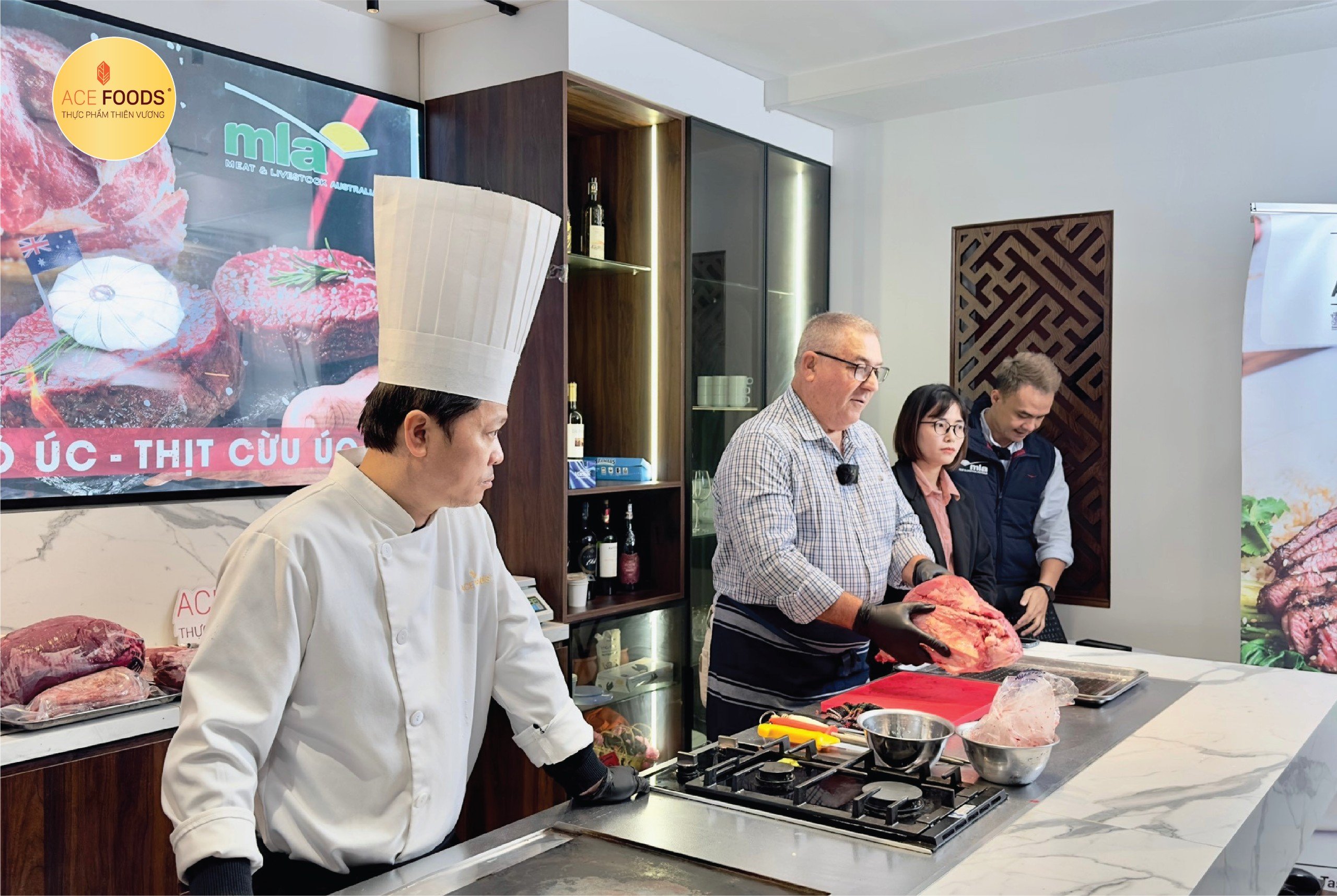 Hiệp hội thịt Úc (MLA) đào tạo sản phẩm tại Thiên Vương ACE FOODS