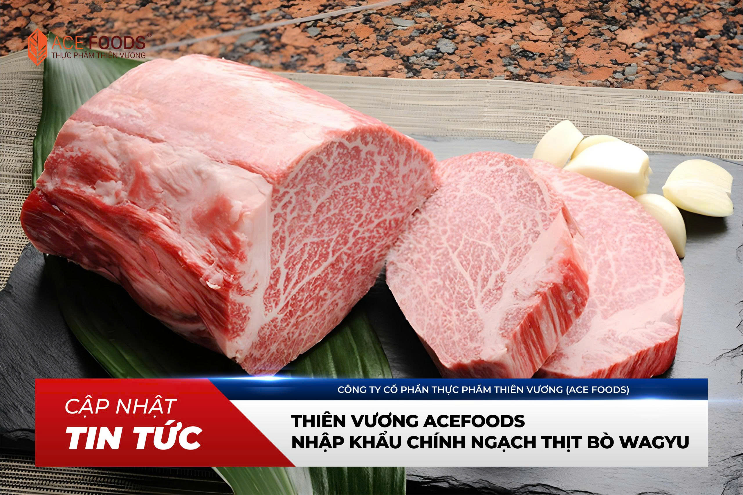 Thiên Vương ACEFOODS nhập khẩu chính ngạch thịt bò Wagyu