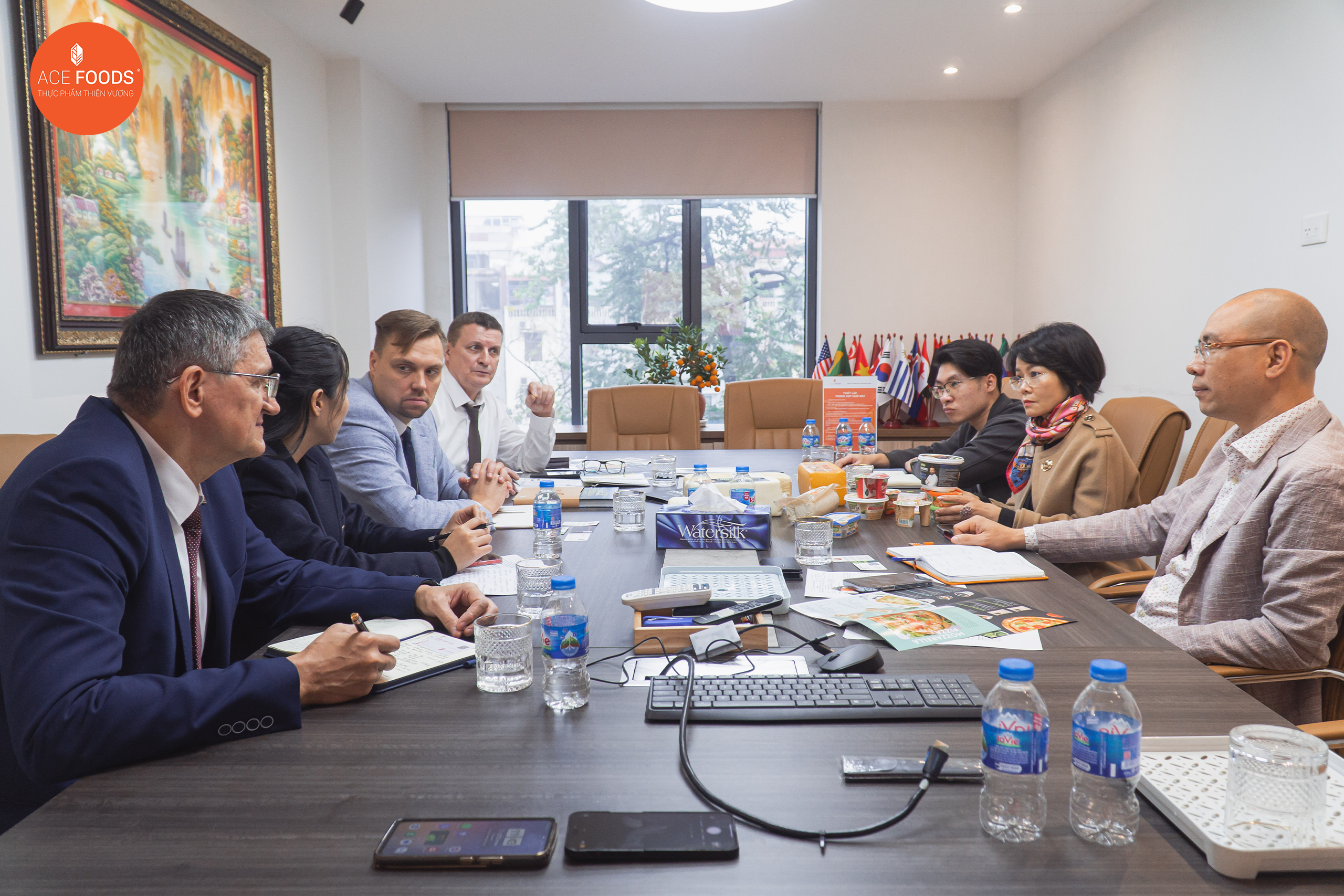 Đại sứ quán Belarus đến thăm và làm việc tại Thiên Vương ACE FOODS