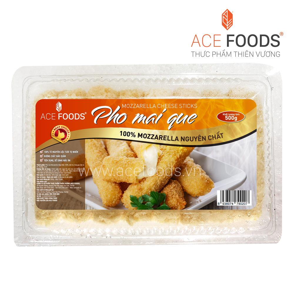 PHÔ MAI QUE ACE FOODS 500G (15 QUE)