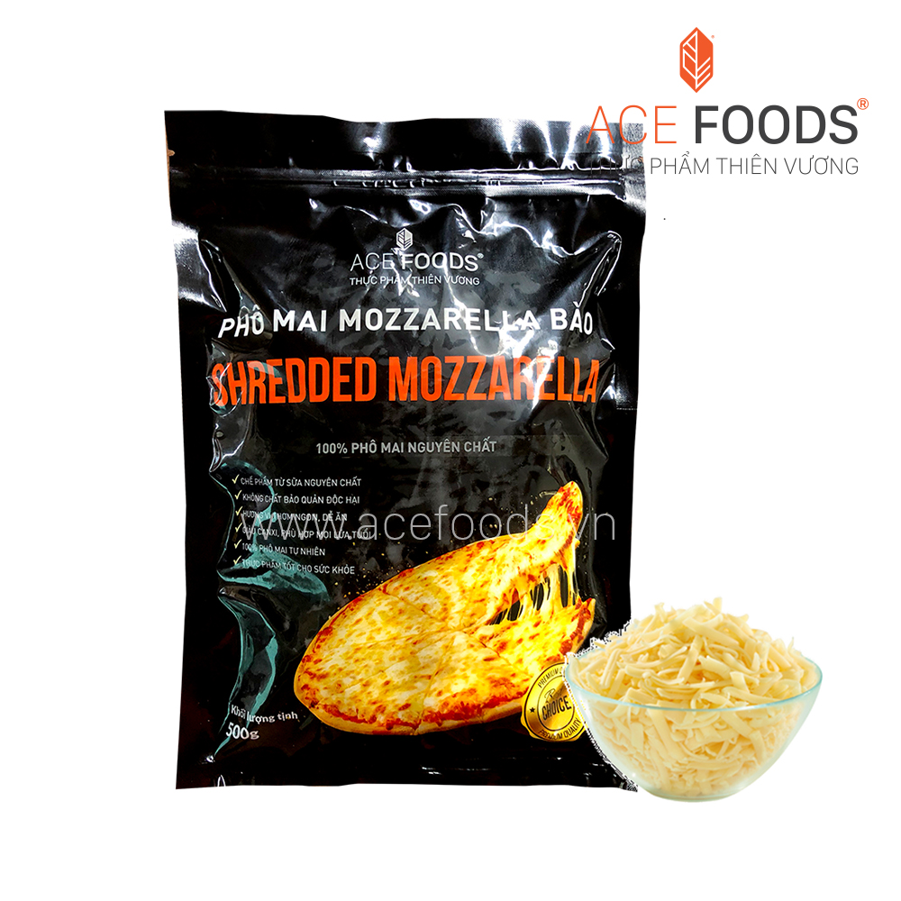 PHÔ MAI MOZZARELLA BÀO BA LAN 500G