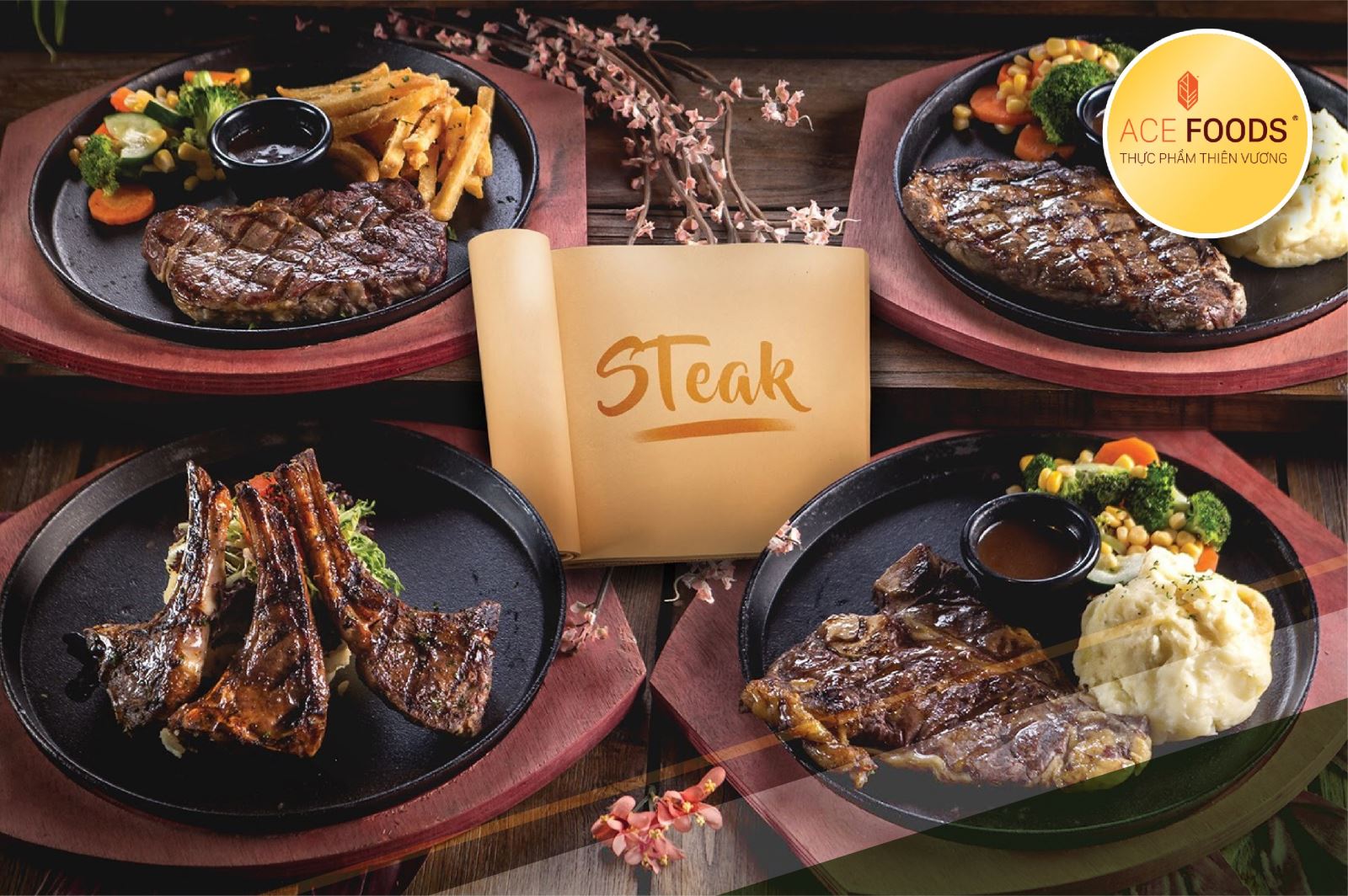 Chuẩn bị bữa tiệc thịnh soạn chỉ mất 10 phút với các Combo tiện lợi của ACE FOODS