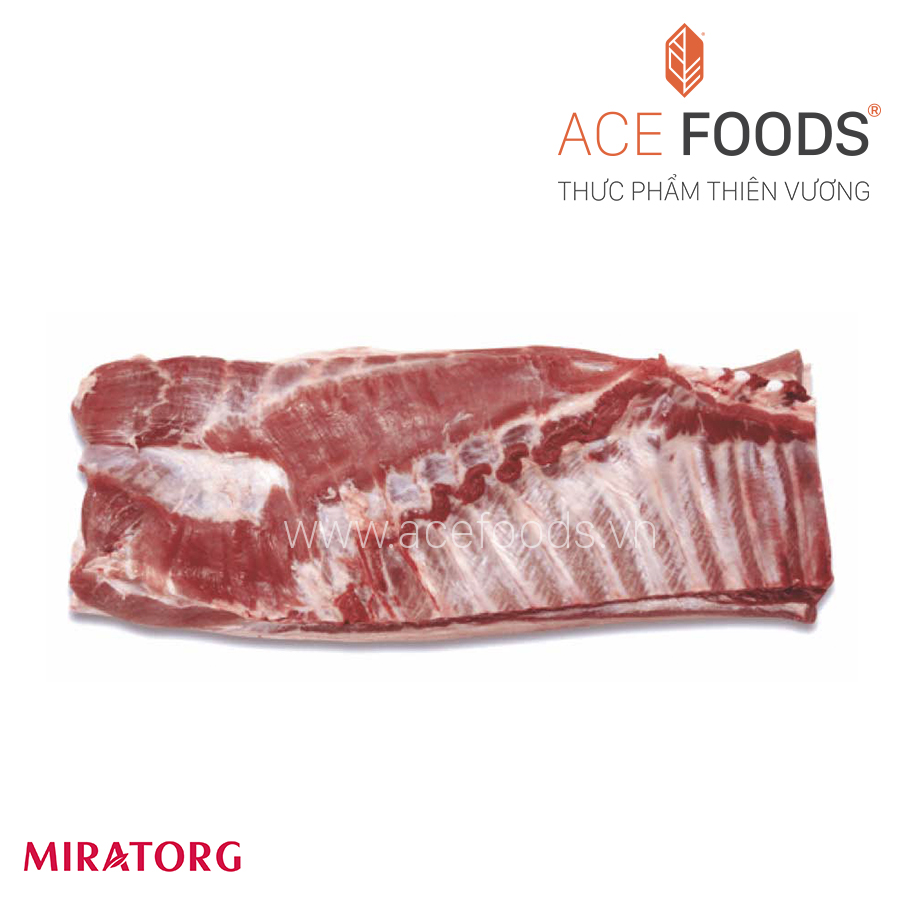 Ba chỉ lợn có da có xương Miratorg