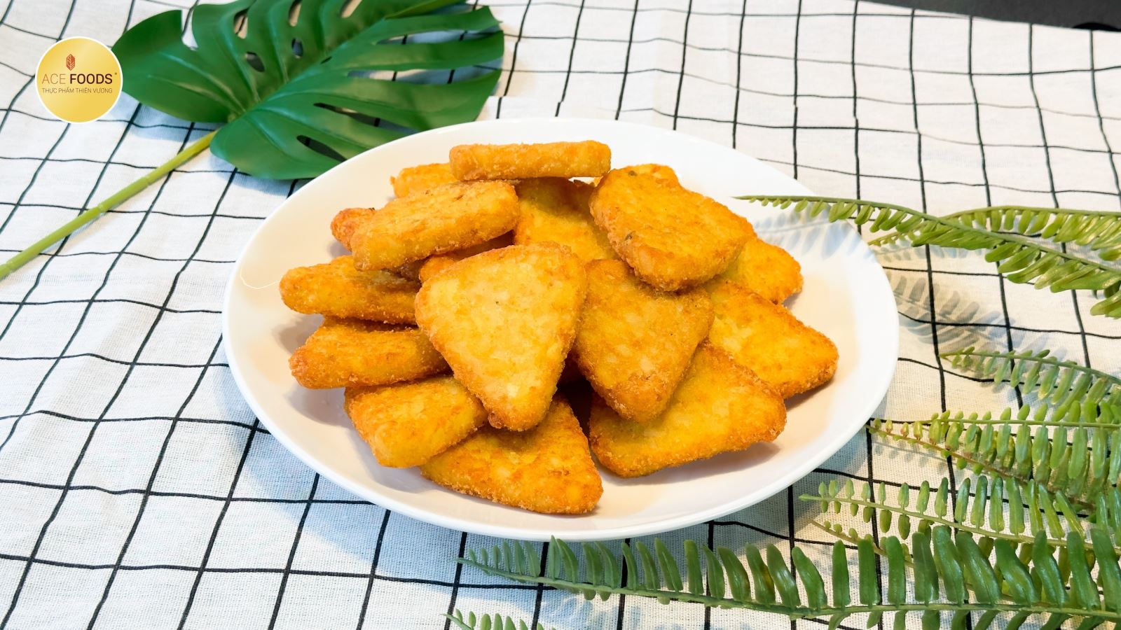 Khoai tây Hash Brown chiên vàng giòn