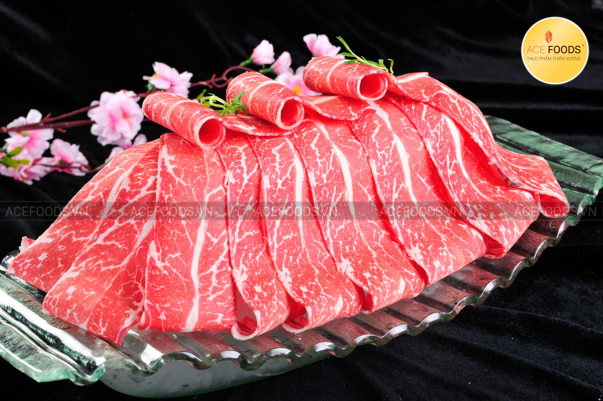 Sườn bò rút xương Wagyu Mỹ thái lát mỏng thích hợp cho món lẩu tuyệt vời