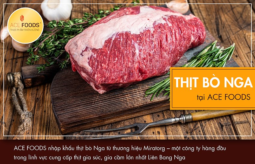 Thịt bò Nga nhập khẩu