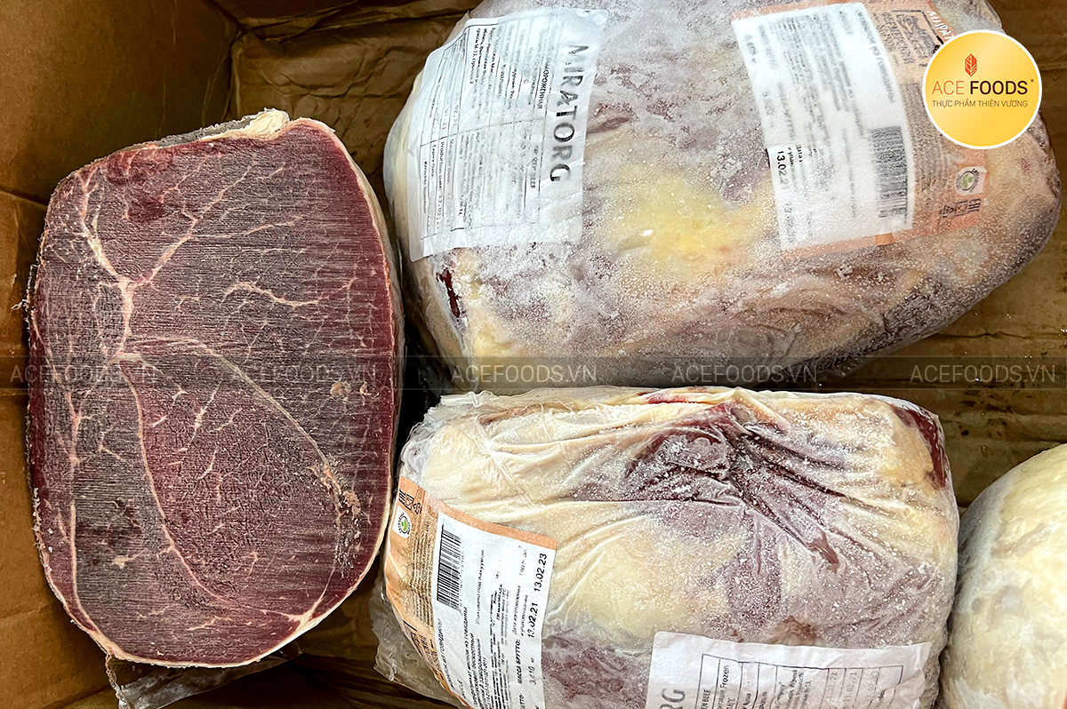 Đùi gọ bò Nga mặt cắt