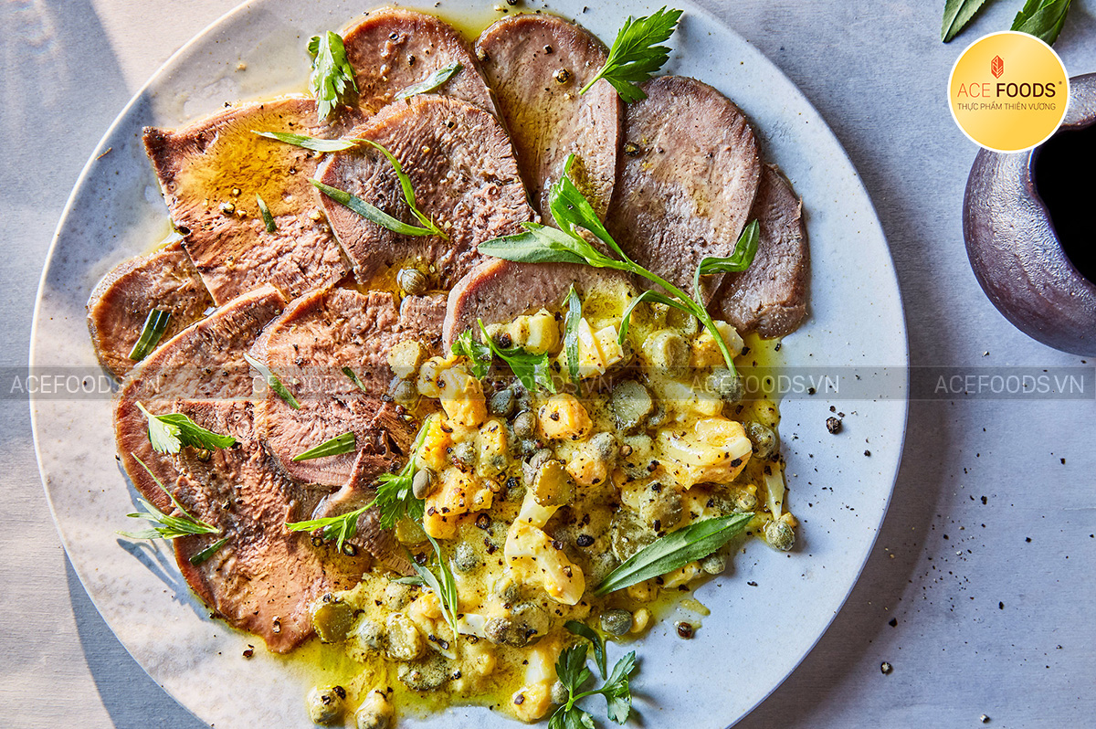 Lưỡi heo xào chua ngọt vừa vặn, đưa cơm