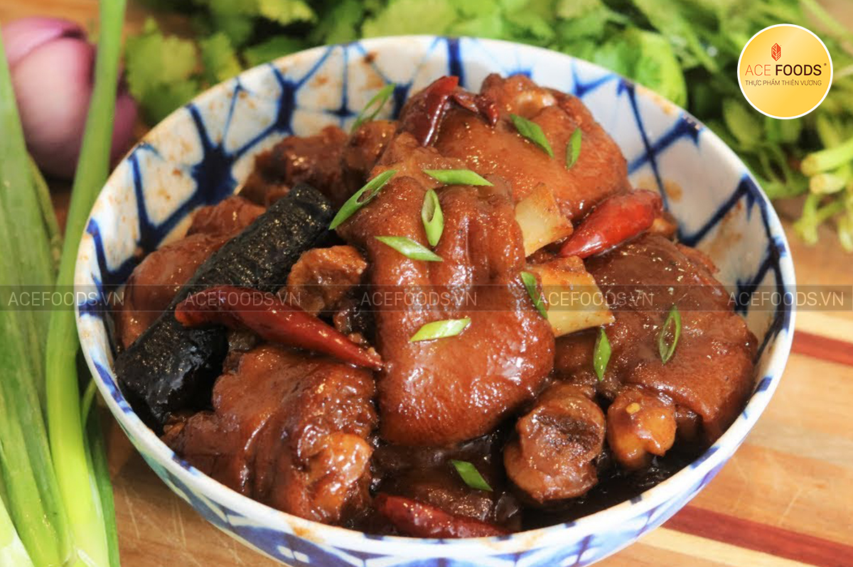 Móng giò heo Nga kho vị béo ngậy, thơm mềm