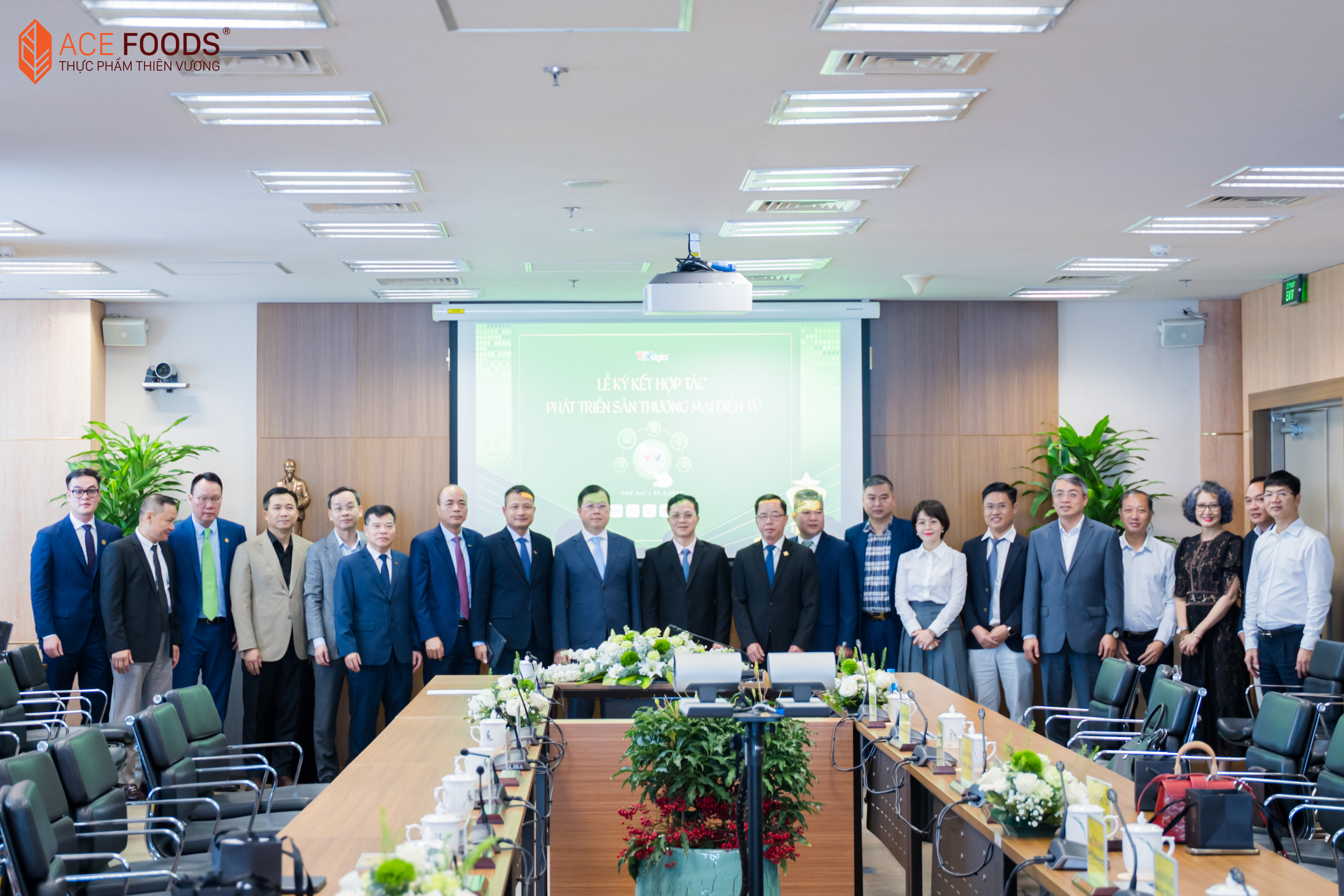 Thiên Vương ACE FOODS tham dự lễ ký kết với VTVshop - Mở rộng kết nối trong hệ sinh thái minh bạch